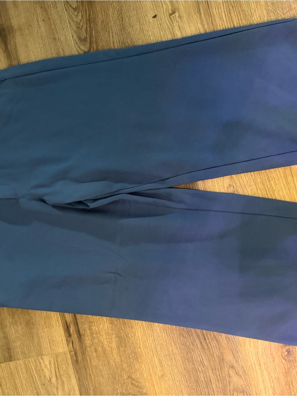 LOFT Navy Wide Leg Trousers